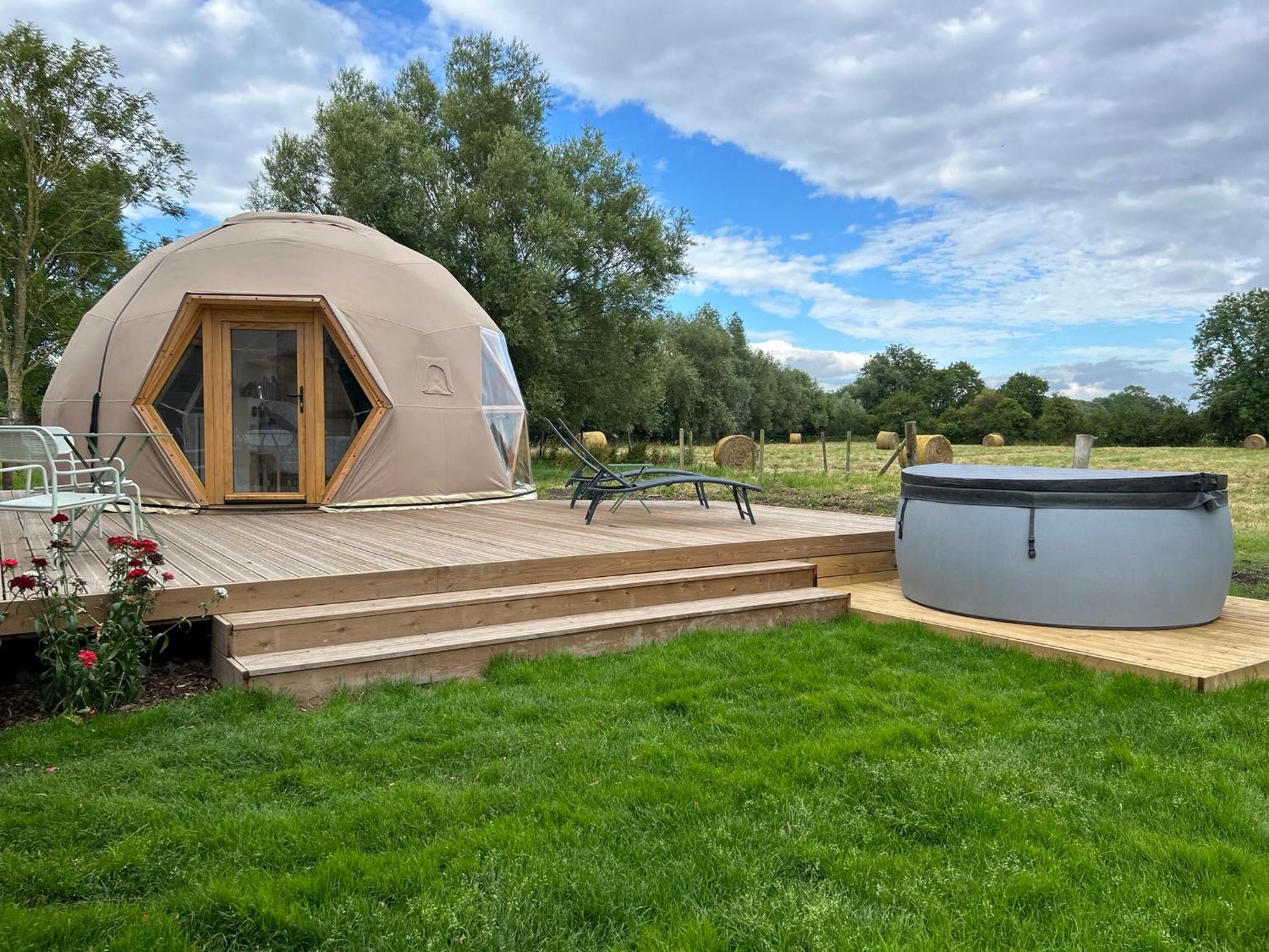 Отель Dome Geodesique - Baie De Somme Favieres  Экстерьер фото